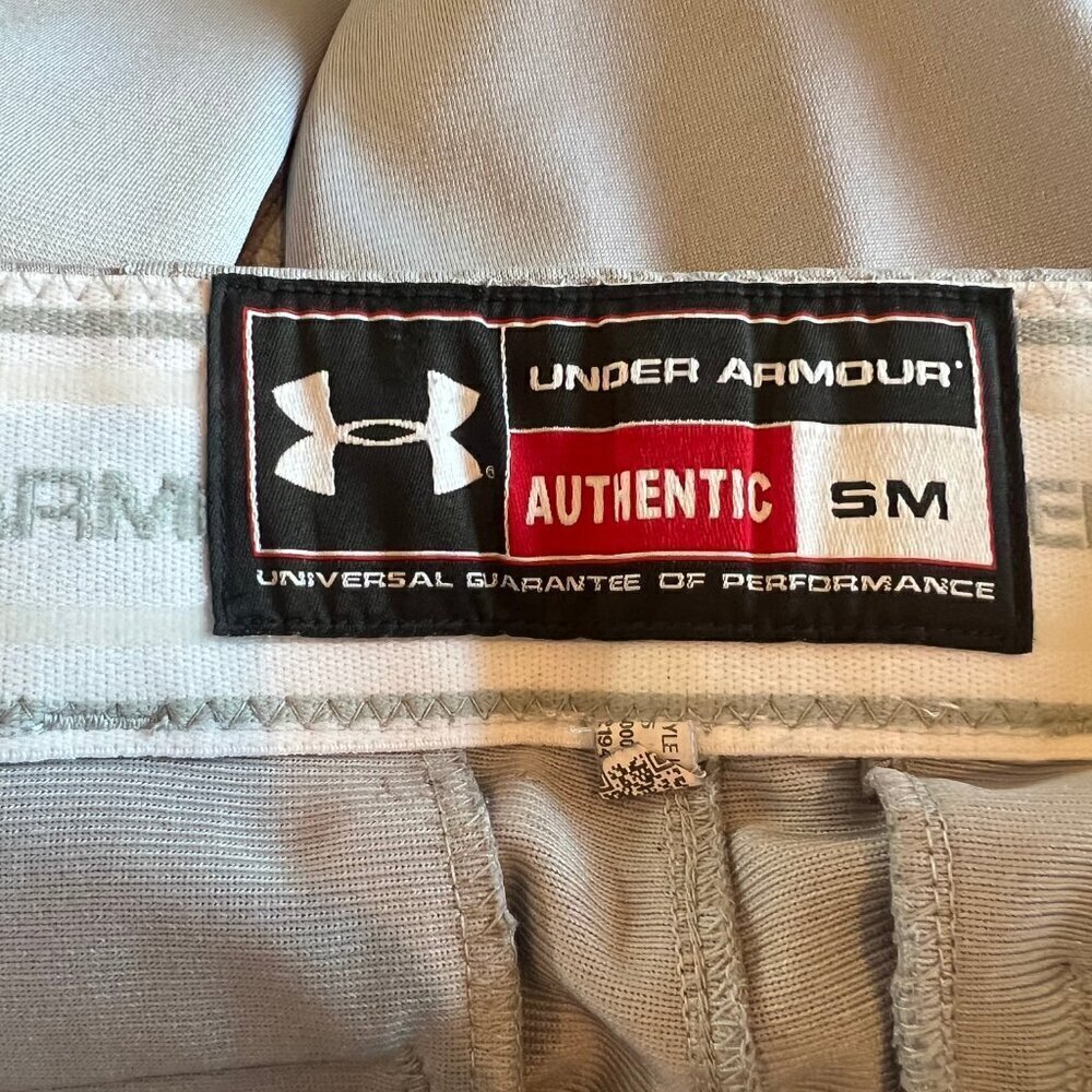 Men's Under Armour Gray Baseball Pants, Size Small - Picture 6 of 7